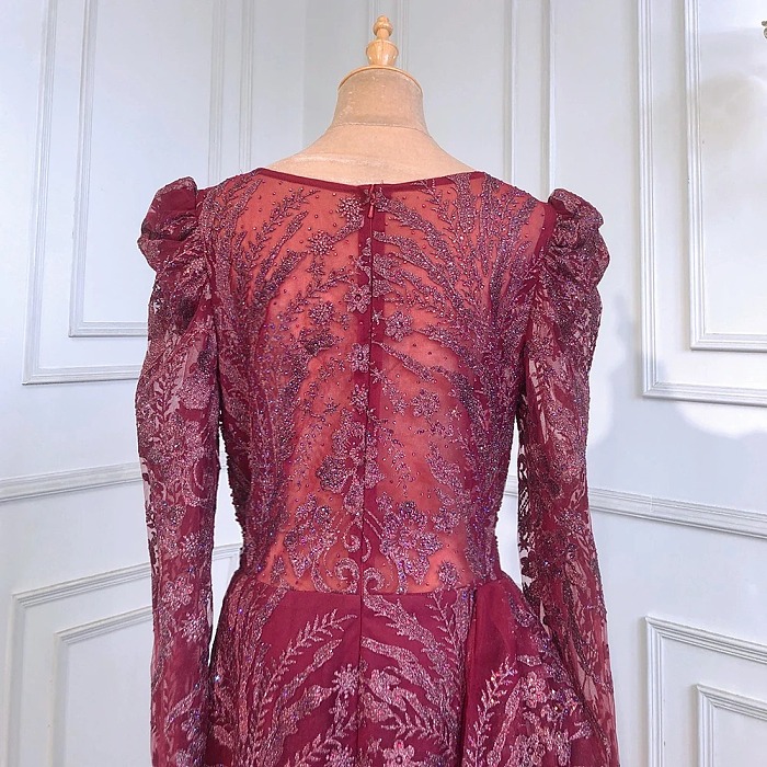 Floor-length Sequins Gown
