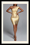 Bandage Dress(gold)