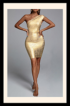 Bandage Dress(gold)