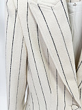 Stripe  Blazer and Trousers Set