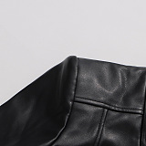 Belted Leather Jacket