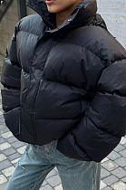 Cropped Puffer Down Jacket
