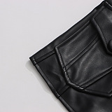 Belted Leather Jacket