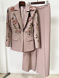 Blazer Suit in Flower Details