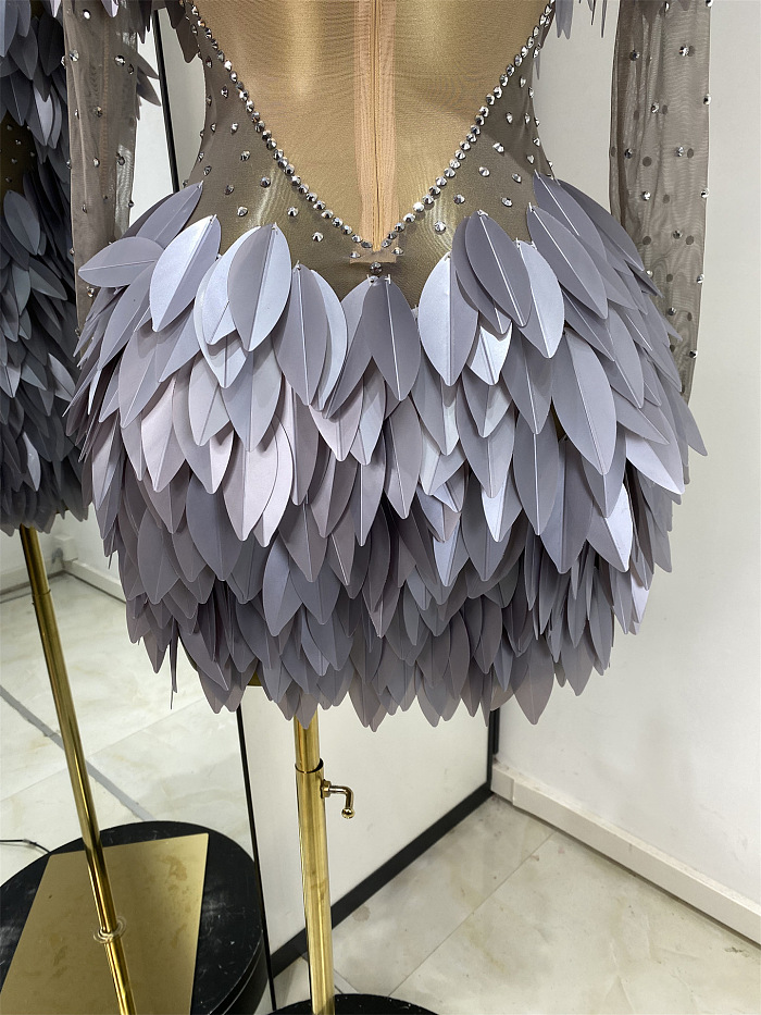 Leaves Party Dress
