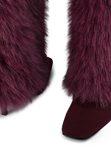 Fur Tall Boots