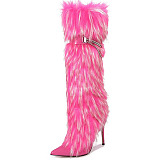 Fur Tall Boots