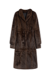 Fur Coat in Coffee