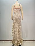 Evening Gown with Pearls, Sequins