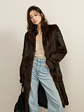 Fur Coat in Coffee