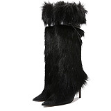 Fur Tall Boots