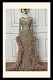 Feather Floor-length Evening Gown