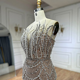 Pearl Strapless Gown