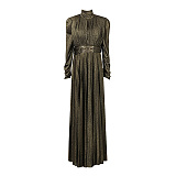 Pleated Maxi Dress