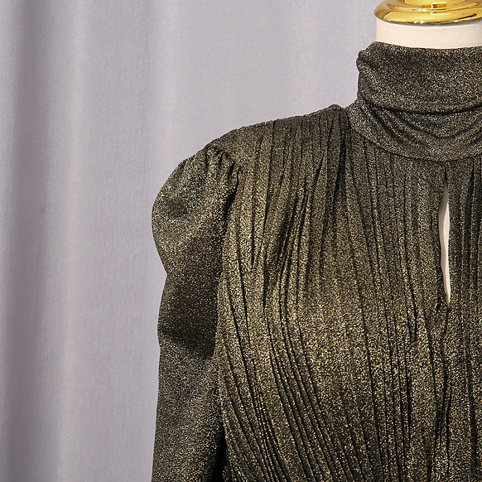 Pleated Maxi Dress