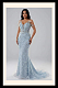 Pearl Strapless Gown