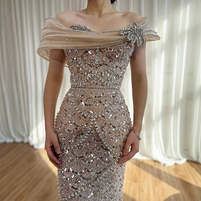 Beaded Gown Dress
