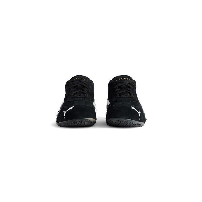 Speedcat Suede Balenciaga in Black/white