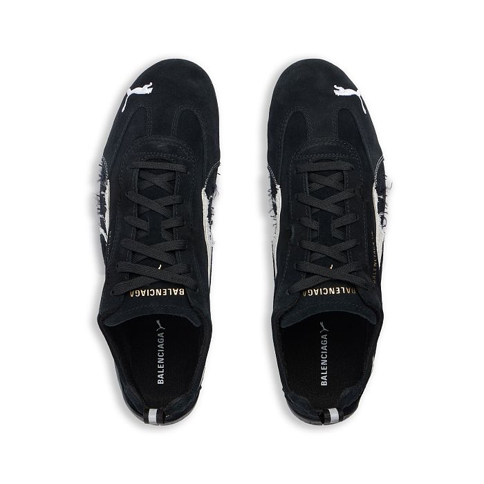 Speedcat Suede Balenciaga in Black/white