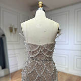 Pearl Strapless Gown