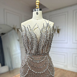 Pearl Strapless Gown