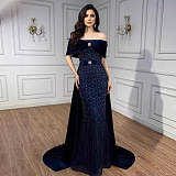 Velvet Floor-length Gown