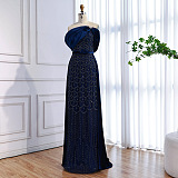 Velvet Floor-length Gown