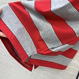 Striped Jersey Polo Shirt