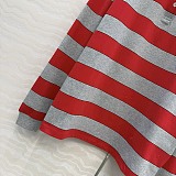 Striped Jersey Polo Shirt