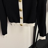 Gold Button Cardigan