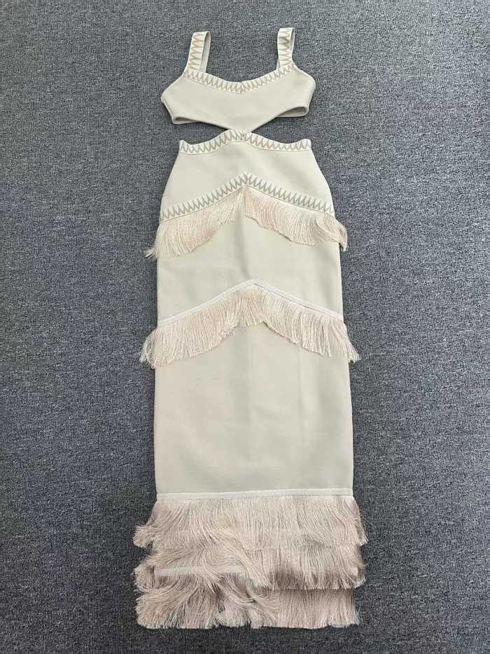 Fringe Maxi Dress