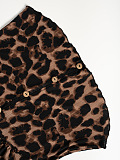 Slim-fit Leopard Cardigan