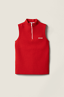 Wool Half-zipper Sweater