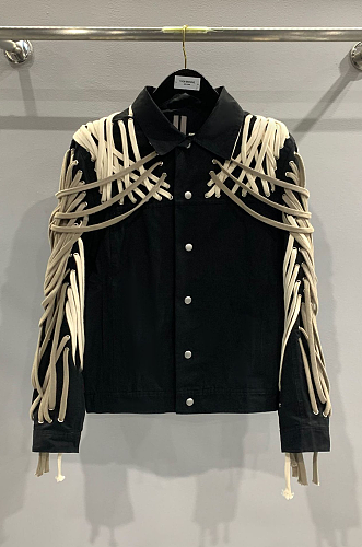Strap Shirt Jacket