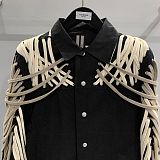 Strap Shirt Jacket