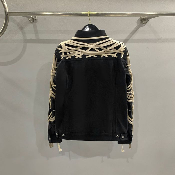 Strap Shirt Jacket