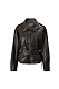 Pu Pilot Shirt Collar Belt Jacket