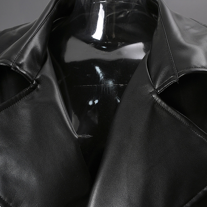 Pu Trench Coat