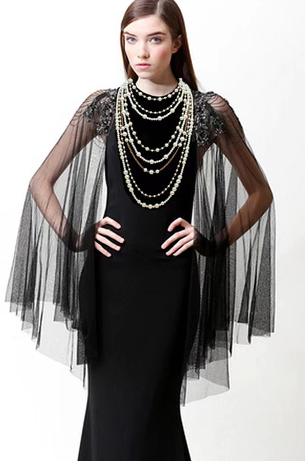 Multi-Layer Faux Pearl Necklace Set