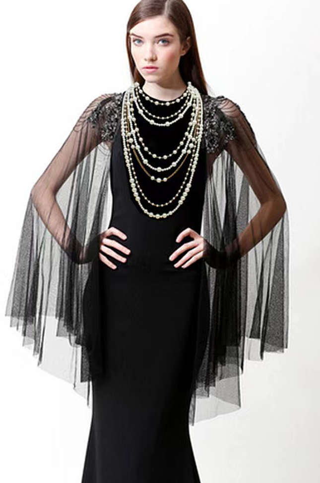 Multi-Layer Faux Pearl Necklace Set