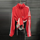 Lace Up Tracking Top