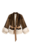 Fur Coat in Coffee