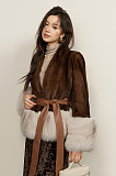 Fur Coat in Coffee