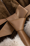 Fur Coat in Coffee