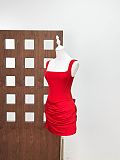 Corset Lace-Up Spaghetti Strap Dress