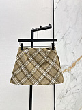 Check Mini Skirt