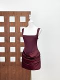 Corset Lace-Up Spaghetti Strap Dress