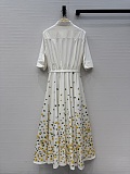 Mid-Length Flared Shirtdress