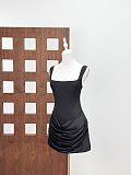 Corset Lace-Up Spaghetti Strap Dress