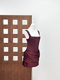 Corset Lace-Up Spaghetti Strap Dress